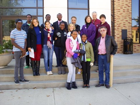 St. Andrews Episcopal School in front of Capps Archives & Museum